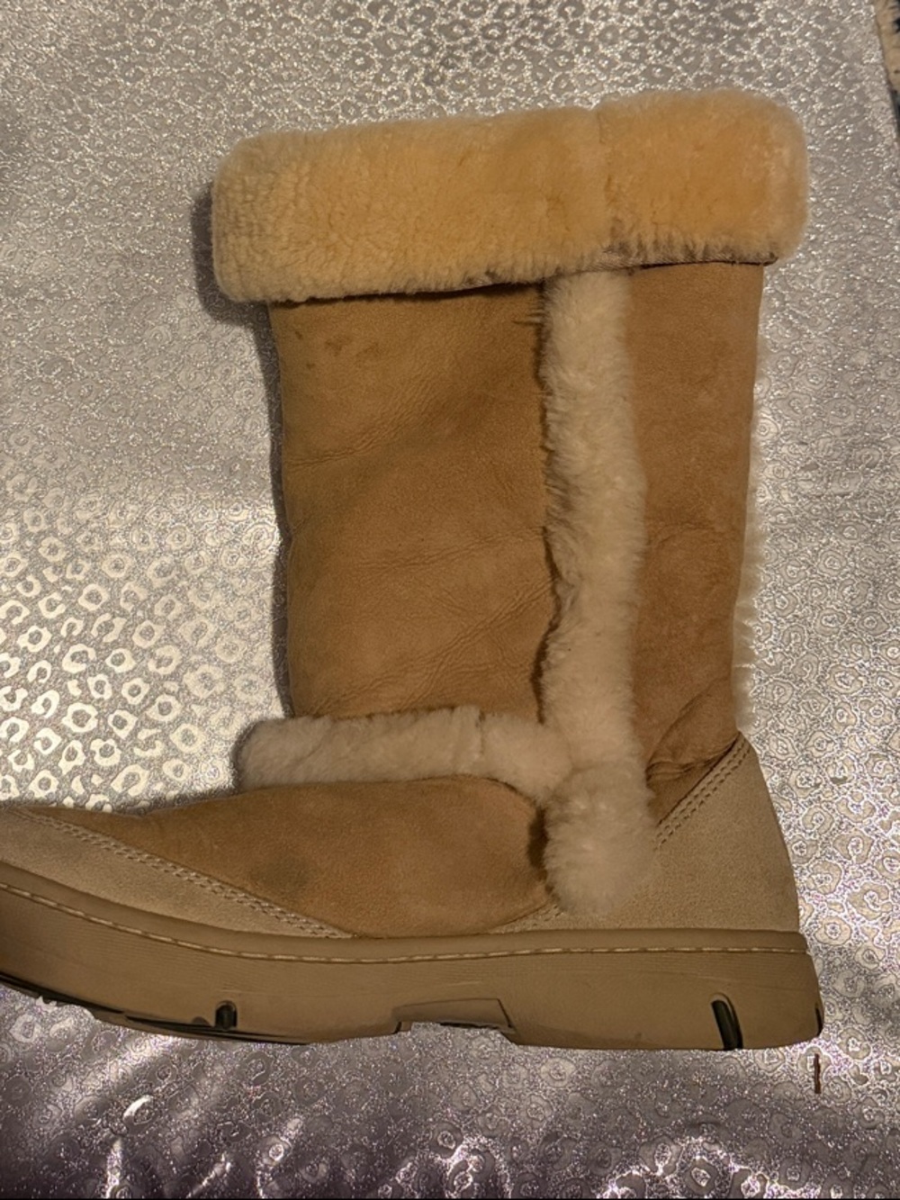UGG Chestnut Sheepskin Tall Winter Boots